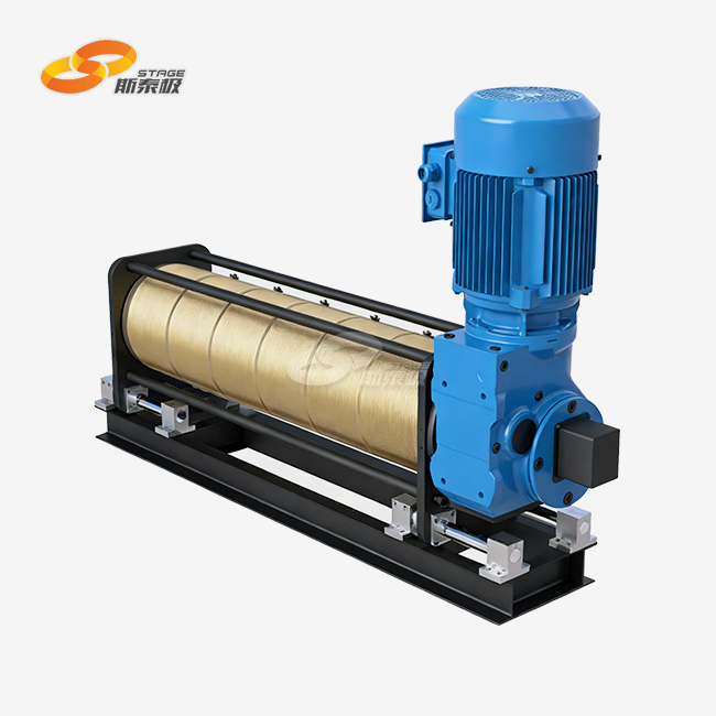 Zero-fleet Horizontal Stage Winch
