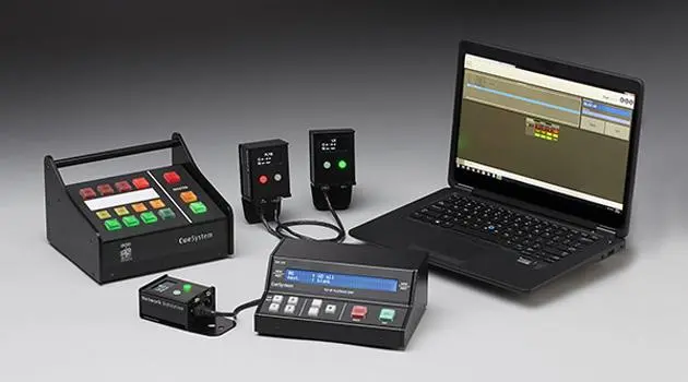 Structural and electronic components of stage machinery, including steel frames, guide rails, control cabinets, and load monitoring devices. Structural and electronic components of stage machinery, including steel frames, guide rails, control cabinets, and load monitoring devices.