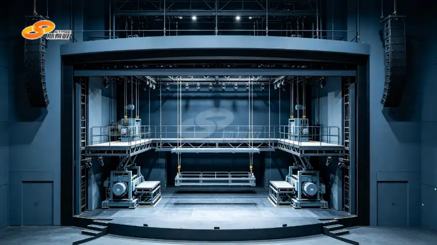 Overall Theater Stage Machinery Layout